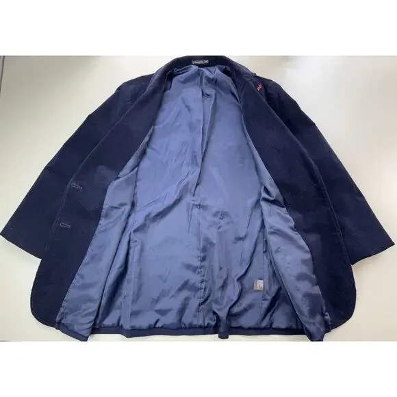 J.Mclaughlin Womens Aubrey Blazer Jacket M Navy Blue Corduroy Preppy Academia - Picture 10 of 14